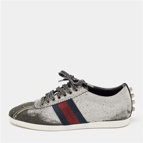 gucci bambi gg sneakers|silver gucci sneakers women's.